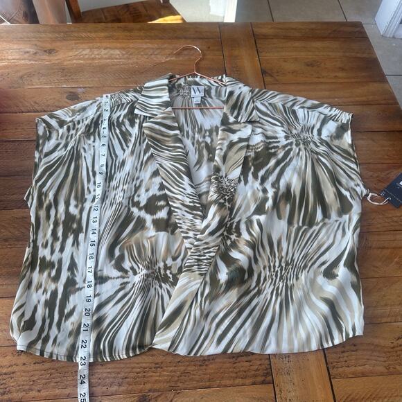 Worthington time warp marble lightweight blouse size XL - Picture 6 of 7